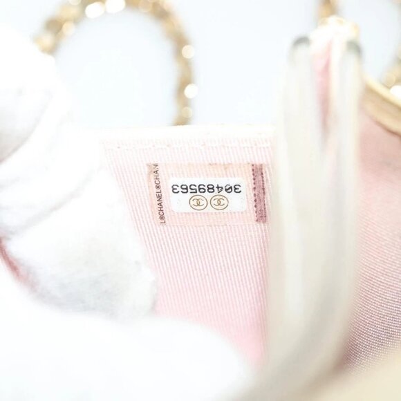 CHANEL Matelasse Chain Wallet Shoulder Bag Lamb Skin Gold Tone CC Auth 137 - Picture 14 of 16